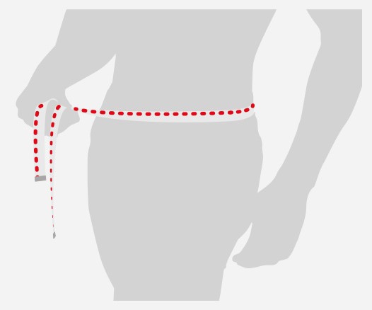 Illustration showing general tips for measuring